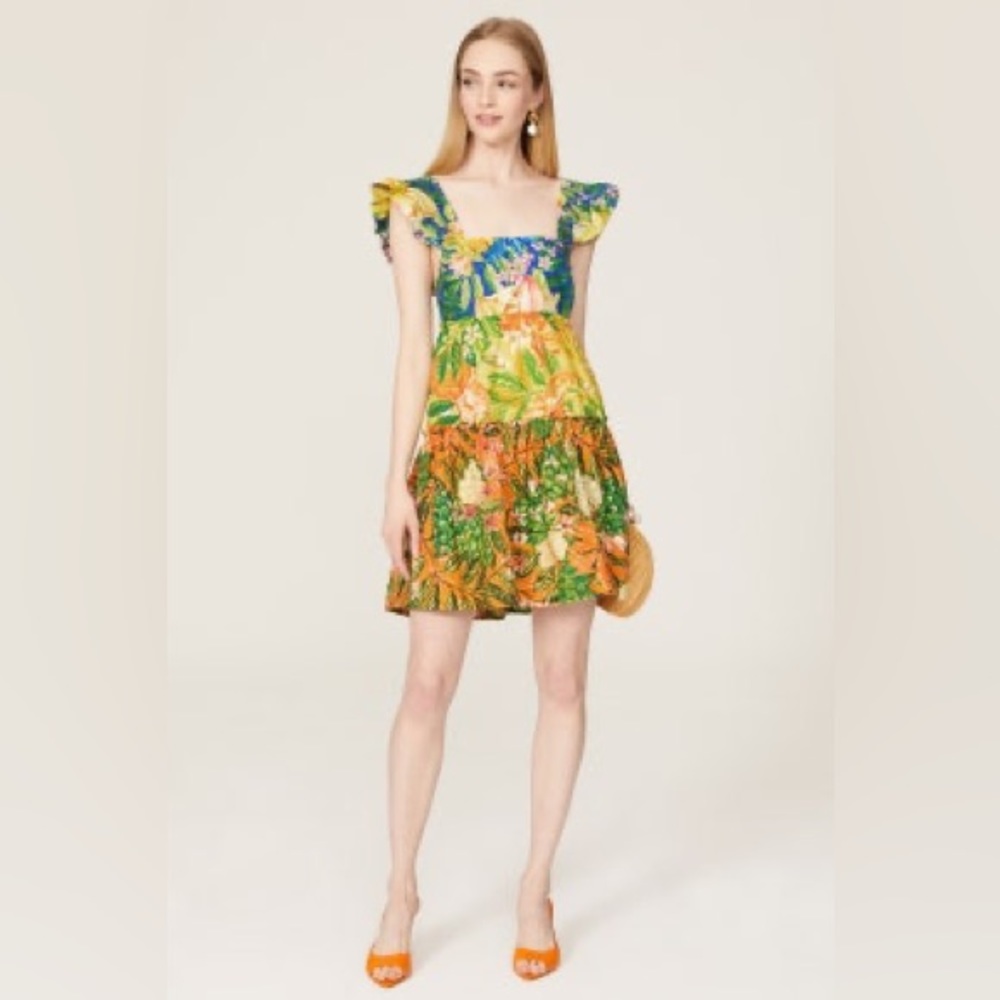 FARM Rio Floral Mini Dress